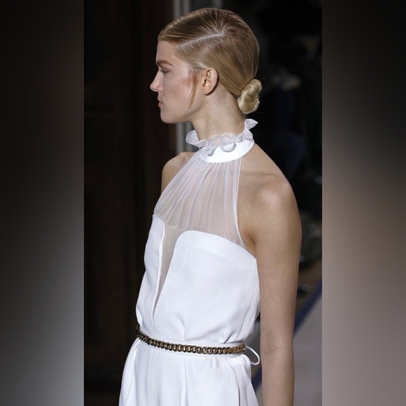 Yves Saint Laurent Runway 2011 Autumn/Winter Ready To Wear Collection Silk Black - Picture 1 of 12